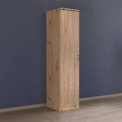 Rauch Celle Matt 47cm 1 LH Door Wardrobe - Artisan Oak and Sonoma Oak