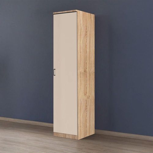 Rauch Celle Matt 47cm 1 RH Door Wardrobe - Sonoma Oak and Champagne