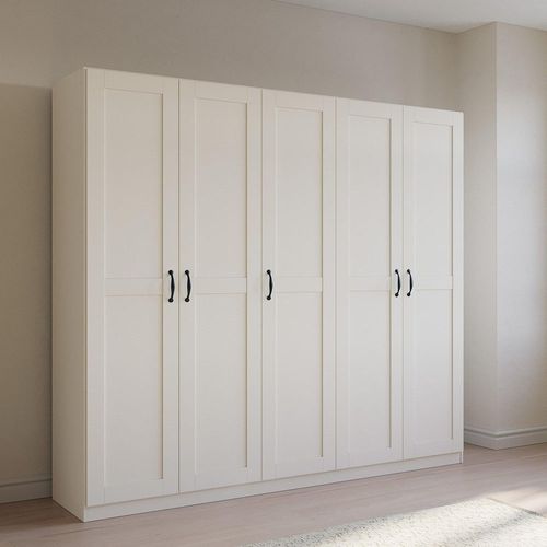 Rauch Cottage 226cm 5 Door Wardrobe - Alpine White