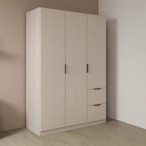 Rauch Ella 136cm 3 Door Wardrobe with Drawer - Champagne