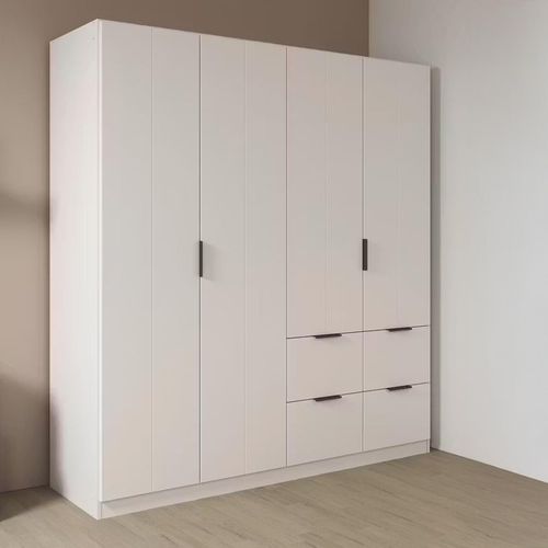 Rauch Ella 181cm 4 Door Wardrobe with Drawer - Alpine White