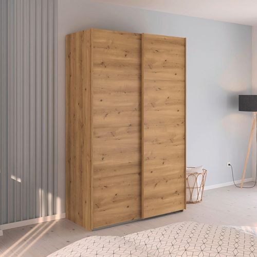Rauch Evelyn 137cm 2 Door Sliding Wardrobe - Wild Oak