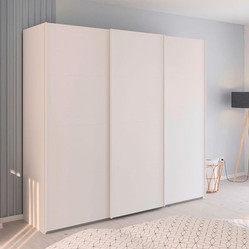 Rauch Evelyn 242cm 3 Door Sliding Wardrobe - Alpine White