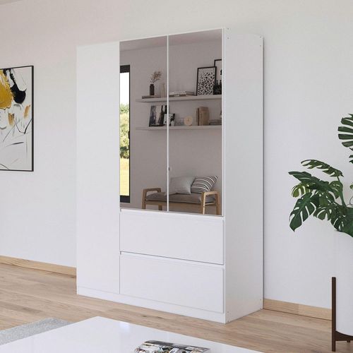 Rauch Joel 136cm 3 Door Combi Wardrobe - Alpine White
