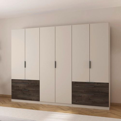 Rauch Koda 271cm 6 Door Wardrobe with Drawers - Champagne