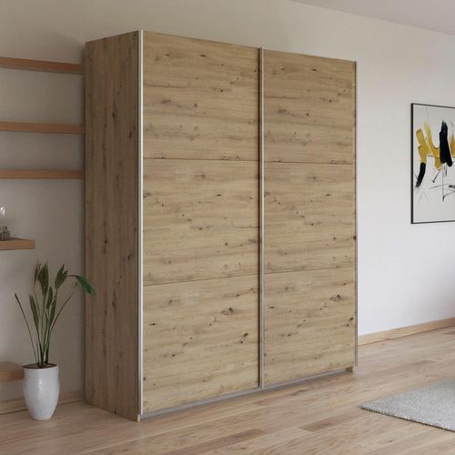 Rauch Kronach 175cm 2 Door Sliding Wardrobe - Artisan Oak
