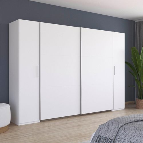 Rauch Kronach 311cm 4 Door Wardrobe - Alpine White
