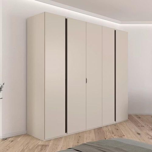 Rauch Luana 251cm 5 Door Wardrobe - Champagne and Atlantic Dark Oak