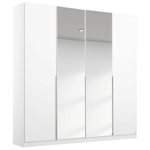 Rauch Memphis 181cm 4 Door Wardrobe with Mirror - Alpine White