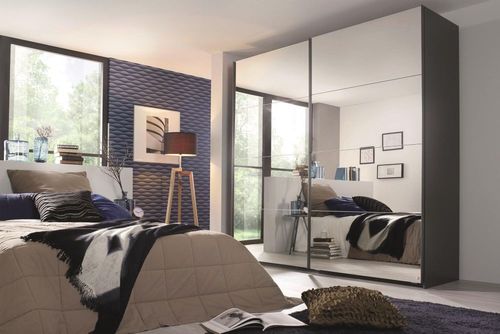 Rauch Miramar Full Mirrored Sliding Wardrobe - Variation Available