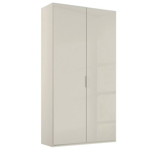 Rauch Miramar Type-5 101cm 2 Door Wardrobe - Champagne and Champagne Glass