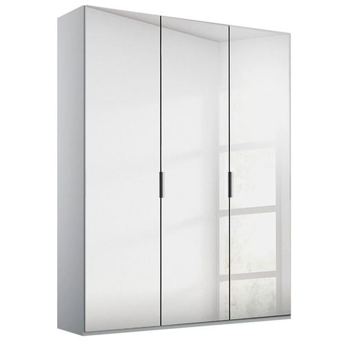Rauch Miramar Type-5 151cm 3 Door Mirrored Wardrobe - Silk Grey