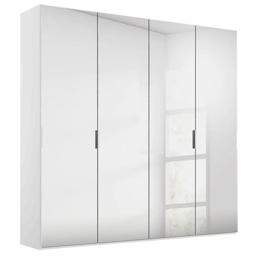 Rauch Miramar Type-5 201cm 4 Door Mirrored Wardrobe - Alpine White
