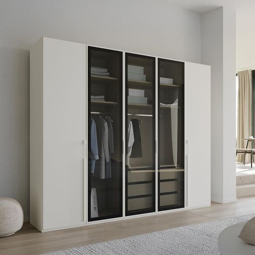 Rauch Skat Shine 251cm 5 Door Wardrobe - Alpine White