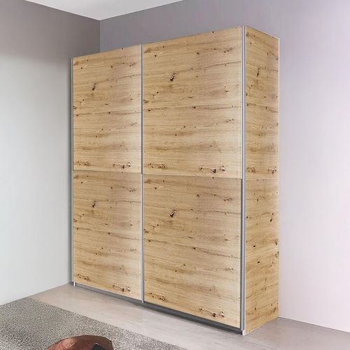 Rauch Subito 136cm 2 Door Sliding Wardrobe - Artisan Oak