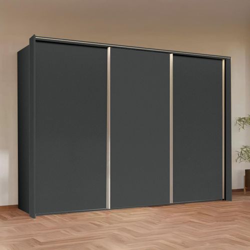 Rauch Taro 301cm 3 Door Sliding Wardrobe - Graphite