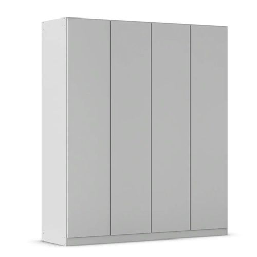 Rauch Wingview Lite 181cm 4 Door Wardrobe - Silk Grey