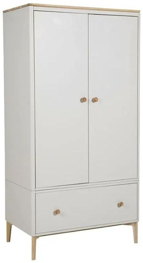 Marlow Wardrobe - 2 Door - 1 Drawer - Cashmere Oak