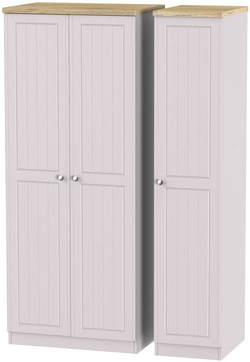 Vienna Cashmere 3 Door Triple Wardrobe
