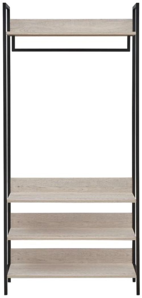 Warren 4 Shelves Wide Open Wardrobe - Variant Available