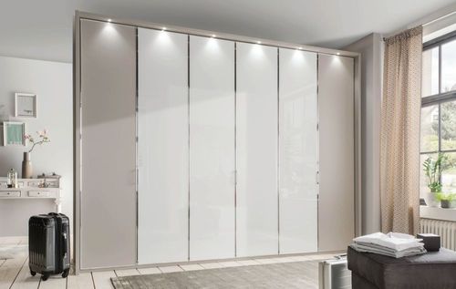 All In Wardrobe - Glass or Crystal Mirror Front - Variation Available
