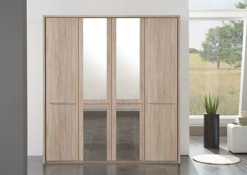 Dakar 2 Wardrobes - Passepartout and Silver Handles - Variation Available