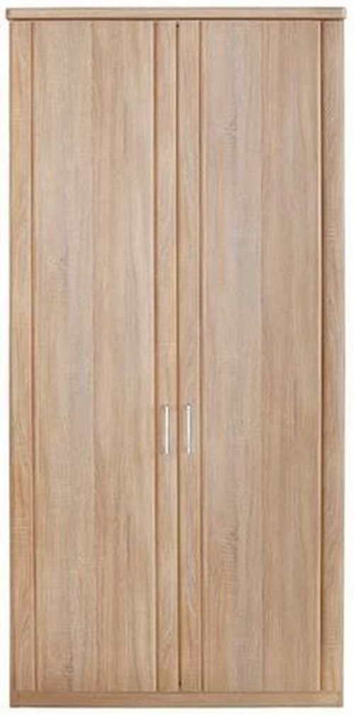 Luxor 3+4 Wardrobe - 2 Door - Rustic Oak - 75cm