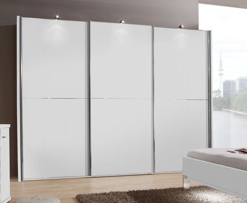 Miami2 Sliding Wardrobe - 3 Door - White