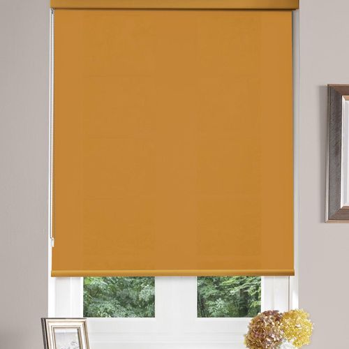 Alexa Roller Blind - Mustard
