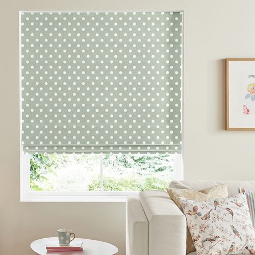 Cath Kidston Roman Blind - Button Spot Aloe