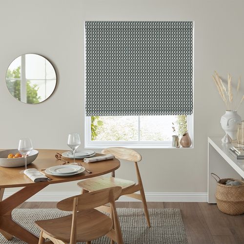 Dallo Roman Blind - Aqua
