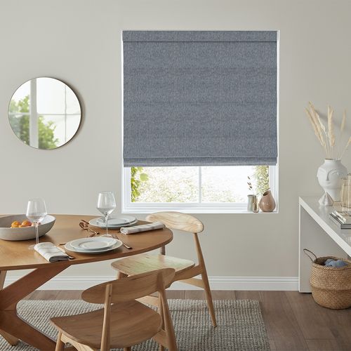 Defoe Roman Blind - Slate