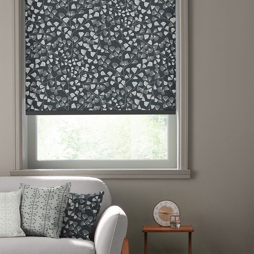 MissPrint Roller Blind - Fern Night Frost
