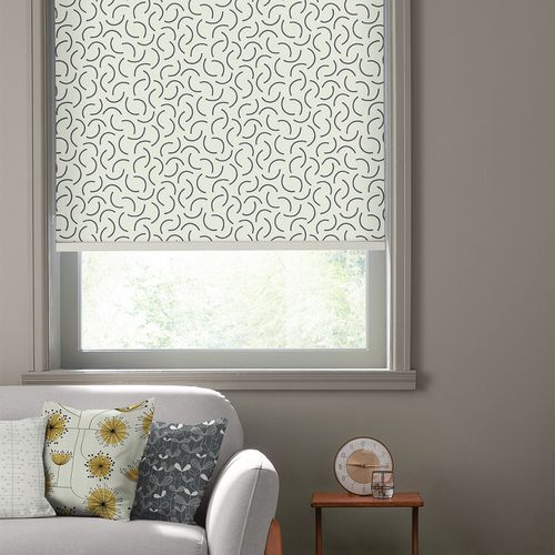 MissPrint Roller Blind - Tarn Chinagraph