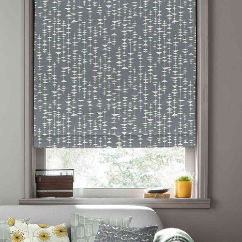 Missprint Roman Blind - Ditto Liquorice
