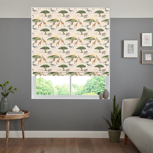 Safari Roman Blind - Multi