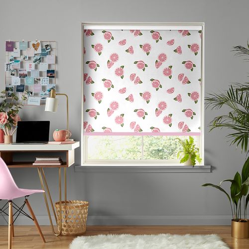 Skinny Dip Roller Blind - Grapefruit Pink