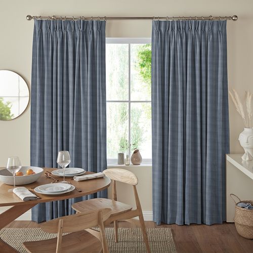 Palmer Curtain - Indigo