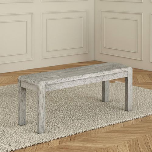 Amsterdam Dining Bench - Grey Washed Oak
