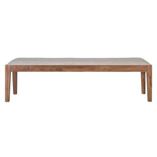 Randolph Bench - Solid Acacia Wood - Padded