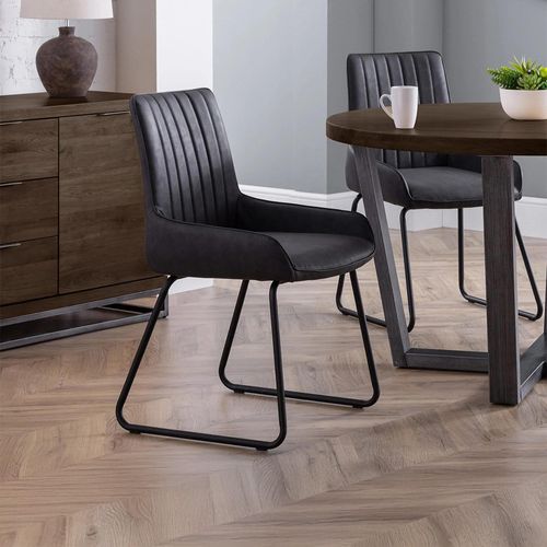 Soho Dining Chair - Set of 2 - Black