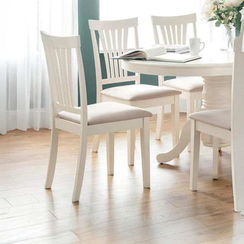 Stanmore Dining Chair - Set of 2 - Ivory Wood