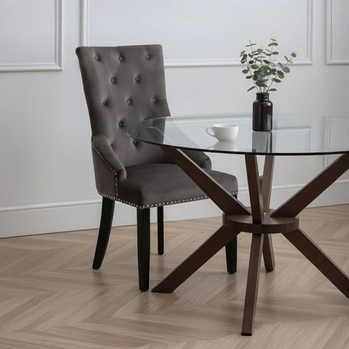 Veneto Dining Chair - Set of 2 - Grey