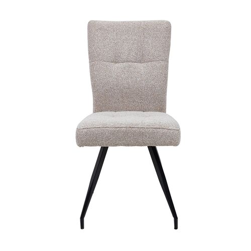 2 x Daisy Cobble Natural Fabric Dining Chair