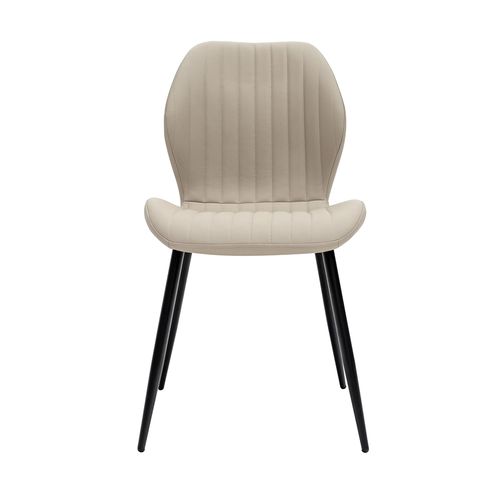 2 x Davis Stone Faux Leather Dining Chair