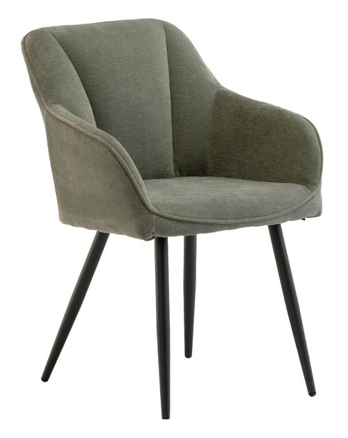 2 x Hugo Mint Green Fabric Dining Chair