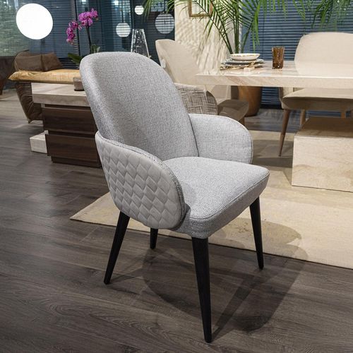 Abbie Dining Armchair - Diamond Back Fabric - Variation Available