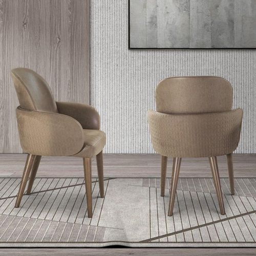 Abbie Dining Armchair - Zig-Zag Back Fabric - Variation Available