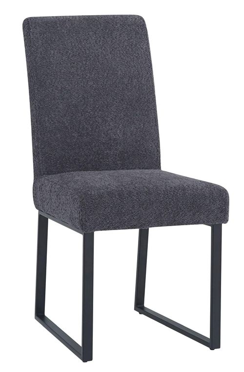 Bronx Dark Grey Fabric Dining Chair