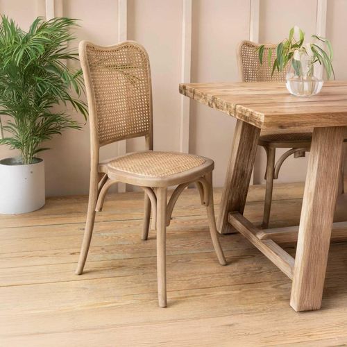 Fairlight Rattan Dining Chair Set of 2 Natural